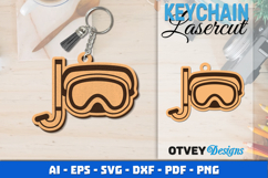 Keychain Diving Lasercut BUNDLES Product Image 3