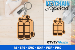 Keychain Diving Lasercut BUNDLES Product Image 7