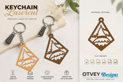 Halloween Keychain Lasercut | Halloween Jewelry Template Product Image 2