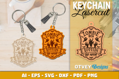 Halloween Keychain Lasercut | Halloween Jewelry Template Product Image 1