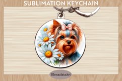 Keychain. Cute dog. Keychain Sublimation. Product Image 1
