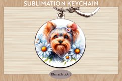 Keychain. Cute dog. Keychain Sublimation. Product Image 1