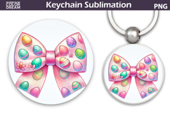 Bow Easter Keychain | Easter Key Keychain Product Image 1