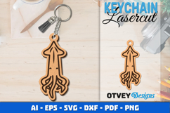 Keychain Sea Animals Lasercut Product Image 1