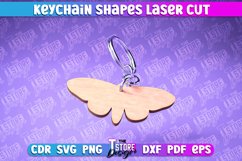 Keychain Shape Laser Cut SVG Design|Funny Wooden Keychain Product Image 1