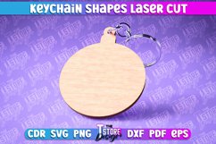 Keychain Shape Laser Cut SVG Design|Funny Wooden Keychain Product Image 1