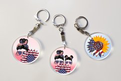 Keychain design PNG | Patriotic keychain Product Image 2