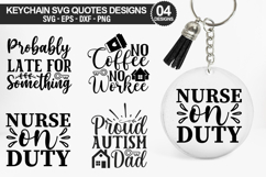 Keychain SVG Design - High Quality File Product Image 1