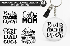 Keychain SVG Design - High Quality File Product Image 1
