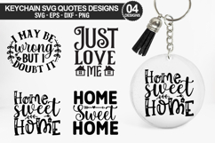 Keychain SVG Design - High Quality File Product Image 1