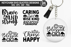 Keychain SVG Design - High Quality File Product Image 1