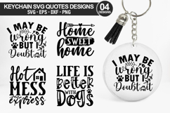 Keychain SVG Design - High Quality File Product Image 1