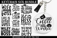 Keychain SVG Bundle - High Quality File Product Image 1