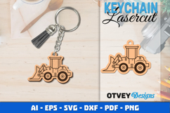 Keychain Tracktor Lasercut BUNDLES Product Image 4