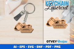 Keychain Tracktor Lasercut BUNDLES Product Image 2