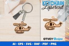 Keychain Transport Lasercut Product Image 1