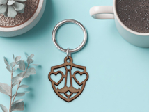 Fathers Day Laser Cut Bundle. Keychain Laser Cut. Dad SVG. Product Image 10
