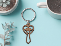 Fathers Day Laser Cut Bundle. Keychain Laser Cut. Dad SVG. Product Image 12