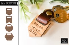 Small Keychain Shapes | Laser Cut Key Ring Trinket Product Image 1