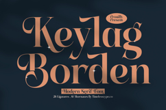 Keylag Borden - Modern Serif Font Product Image 1
