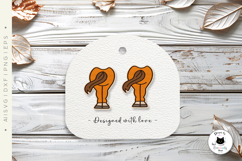 Funny Farm Animal Butt Earrings | Farm Laser Cut SVG Product Image 4