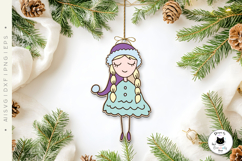 Magical Fairy Christmas Ornament Laser Cut SVG Designs Product Image 4