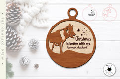 Layered Christmas Dog Laser Cut Ornaments Vol.1 Product Image 3