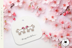 Cute Pony Animal Stud Earrings | Horse Laser Cut SVG Product Image 2