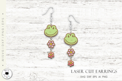 Kawaii Animal Earrings Laser Cut | Cute Earrings Bundle Product Image 4