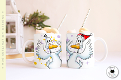 Funny Duck Lover Christmas Mug Wrap Product Image 2