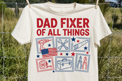 Dad Fixer Of All Things SVG, Funny Handyman Dad PNG Product Image 3