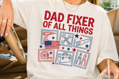 Dad Fixer Of All Things SVG, Funny Handyman Dad PNG Product Image 1
