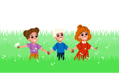 adventure kid nature walk vector Product Image 1
