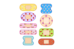 kid plaster set cartoon Product Image 1
