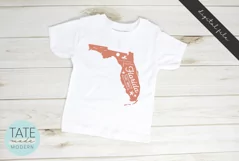 Vintage Florida SVG cut file - Florida state symbols svg Product Image 3