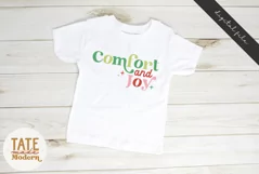 Comfort and Joy SVG cut file - Retro Christmas svg Product Image 3