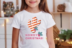 Cowboy Christmas PNG JPG Bundle Western Candy Cane Clipart Product Image 5