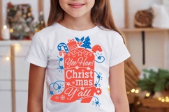 Cowboy Christmas SVG cut file Happy Howdy Printable design Product Image 5