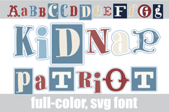 Kidnap Patriot Color Font Product Image 1