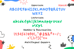 Kido Hand | Decorative Kids Handwritten Webfont for Fun idea Product Image 6