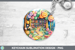 GorgeousKids 01 Bookshelf Keychain design.