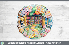 GorgeousKids 01 Bookshelf Wind Spinner design.