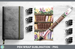 GorgeousKids 01 Bookshelf Pen Wrap design.