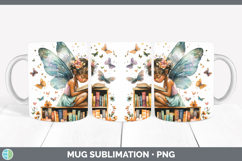 GorgeousKids 01 Bookshelf Mug Wrap design.