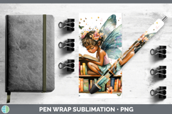 GorgeousKids 01 Bookshelf Pen Wrap design.