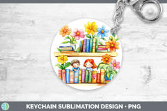 GorgeousKids 01 Bookshelf Keychain design.