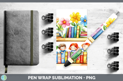 GorgeousKids 01 Bookshelf Pen Wrap design.