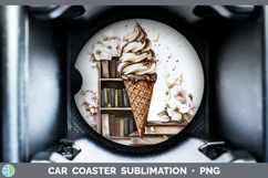 GorgeousKids 01 Bookshelf Car Coaster design.
