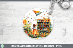 GorgeousKids 01 Bookshelf Keychain design.