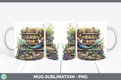 GorgeousKids 01 Bookshelf Mug Wrap design.